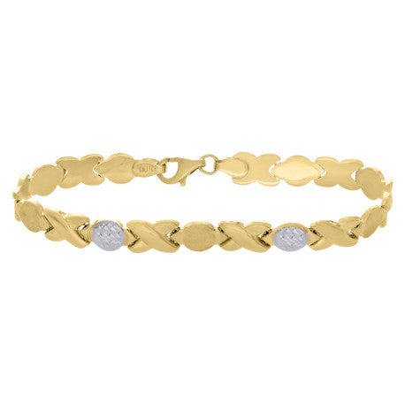 10Kt Gold Turkish Bracelet 7"