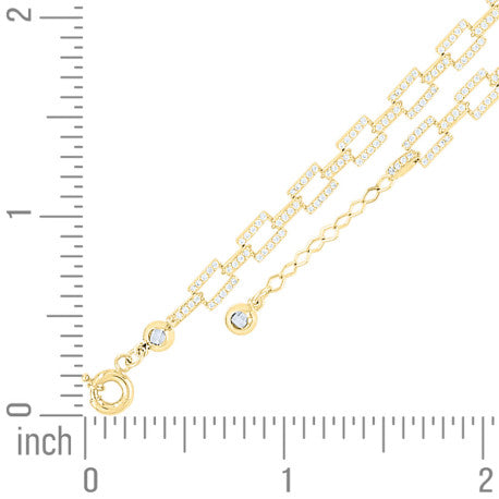 10Kt Gold Turkish Bracelet 8" (7"+1")