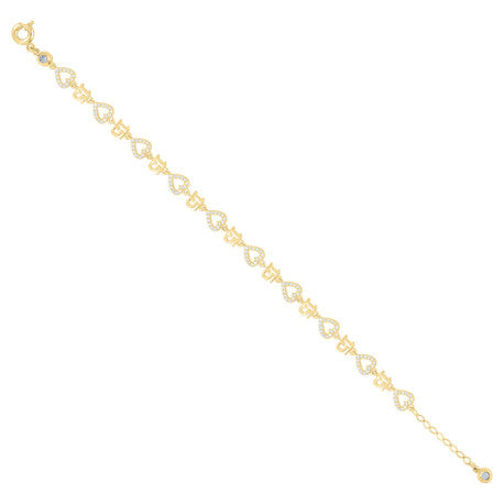 10Kt Gold Turkish Bracelet 8" (7"+1")
