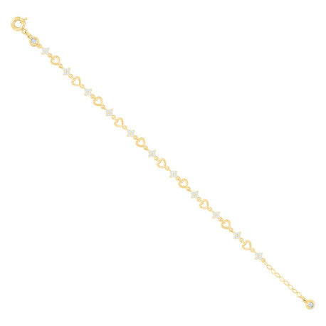 10Kt Gold Turkish Bracelet 8" (7"+1")