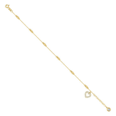 10Kt Gold Turkish Bracelet 8"