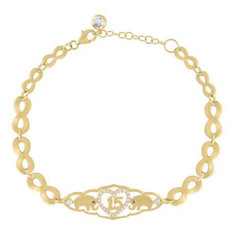 10Kt Gold Turkish Bracelet 8"