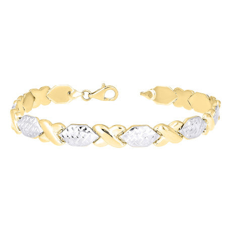 10Kt Gold Turkish Bracelet 8"