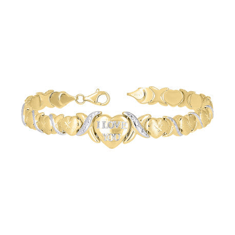 10Kt Gold Turkish Bracelet 8"
