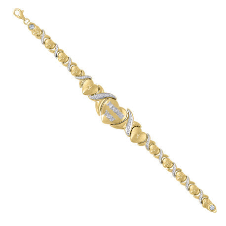 10Kt Gold Turkish Bracelet 8"