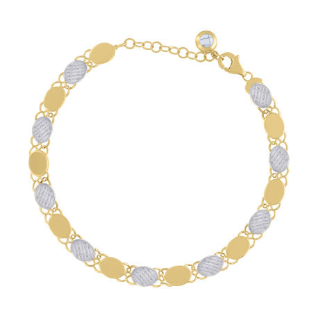 10Kt Gold Turkish Bracelet 8"