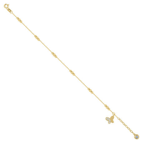 10Kt Gold Turkish Bracelet 8"