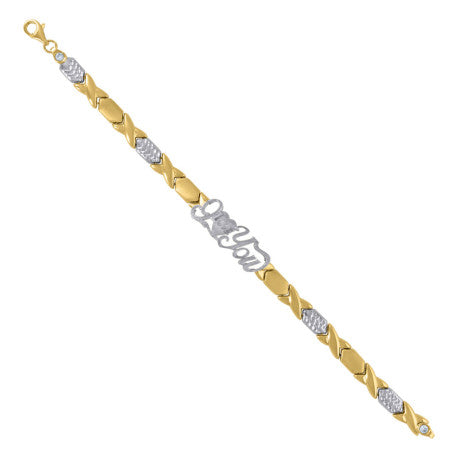10Kt Gold Turkish Bracelet 8"