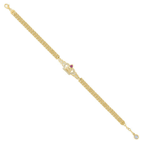 10Kt Gold Turkish Bracelet 8"