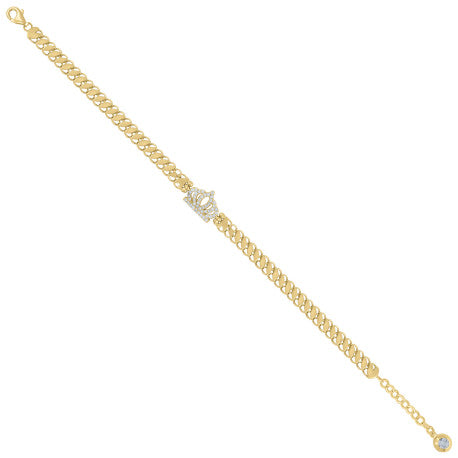 10Kt Gold Turkish Bracelet 8"