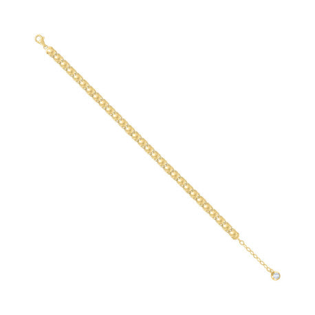10Kt Gold Turkish Bracelet 8"