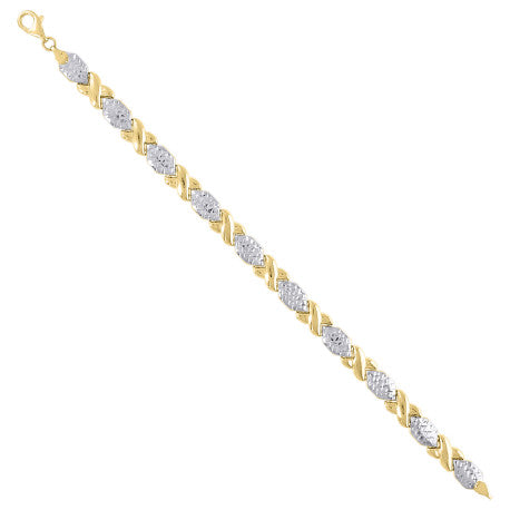 10Kt Gold Turkish Bracelet 8"