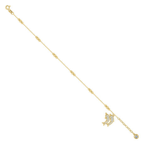 10Kt Gold Turkish Bracelet 8"