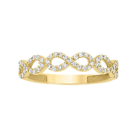 10Kt Gold Turkish Cz Ring