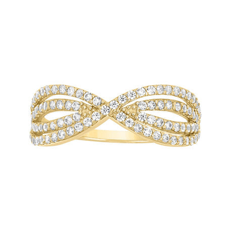 10Kt Gold Turkish Cz Ring