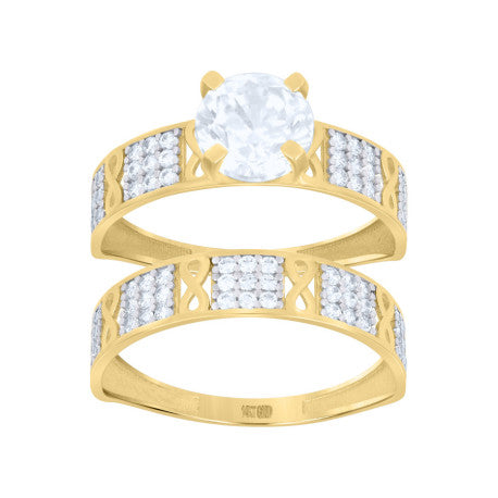 10Kt Gold Turkish Duo Ring