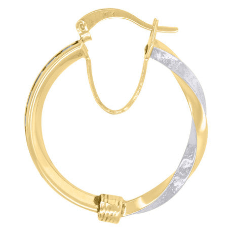 10Kt Gold Turkish Earrings 20Mm
