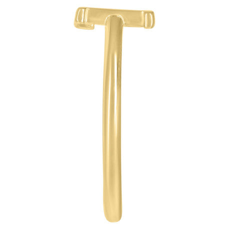 10Kt Gold Turkish Ring Initial Letter "F"