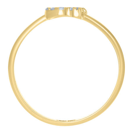 10Kt Gold Turkish Ring Initial Letter "G"