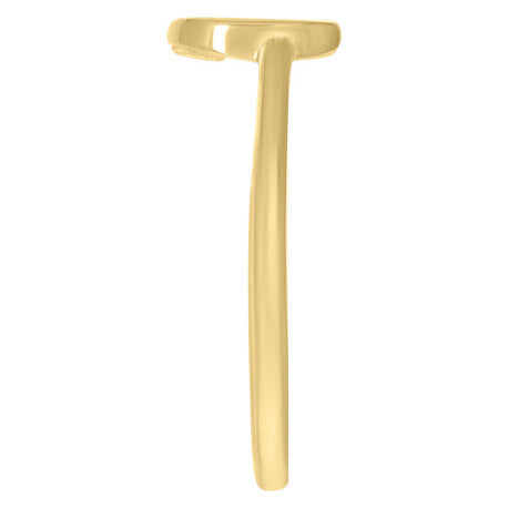 10Kt Gold Turkish Ring Initial Letter "G"