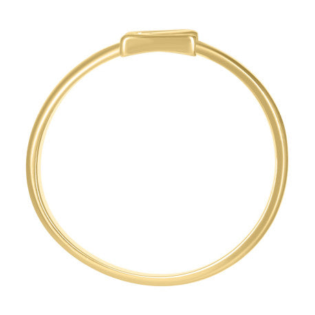 10Kt Gold Turkish Ring Initial Letter "Z"