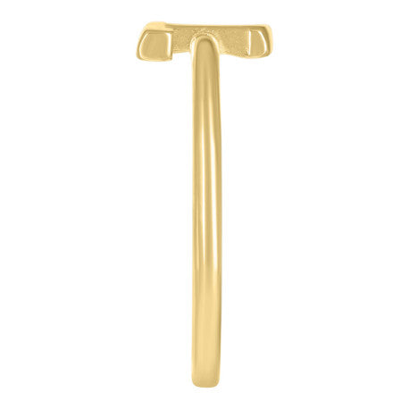 10Kt Gold Turkish Ring Initial Letter "Z"