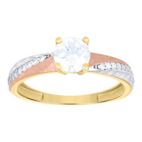 10Kt Gold Turkish Trio Ring