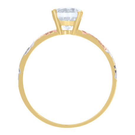 10Kt Gold Turkish Trio Ring