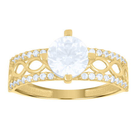 10Kt Gold Turkish Trio Ring