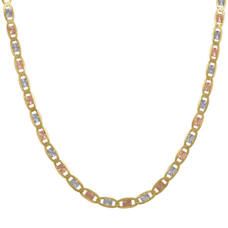 10kt Gold Valentino Tri Color 060 Chain