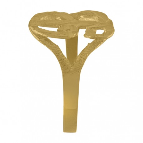 10Kt Initial Ring