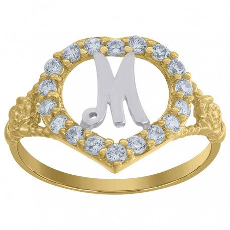 10Kt Initial Ring