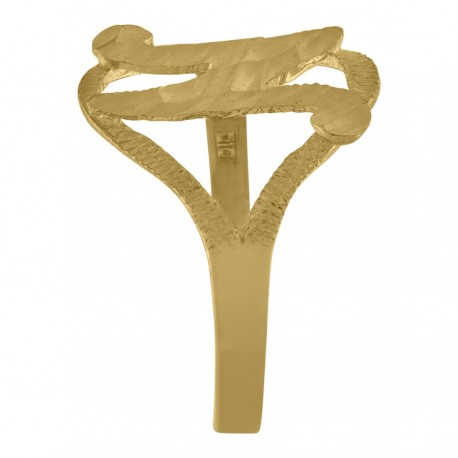 10Kt Initial Ring
