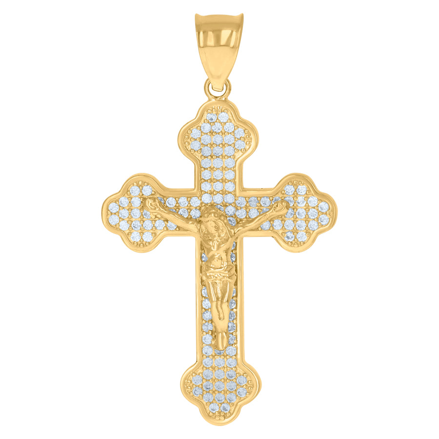 10Kt Gold Cz Pendant