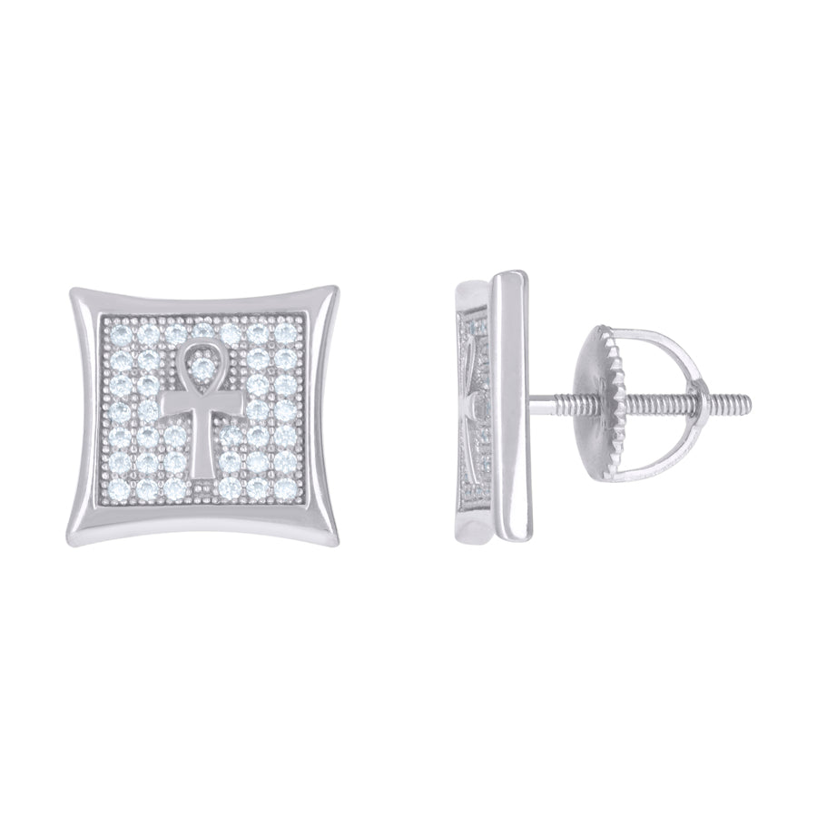 925 Sterling Silver CZ Earrings