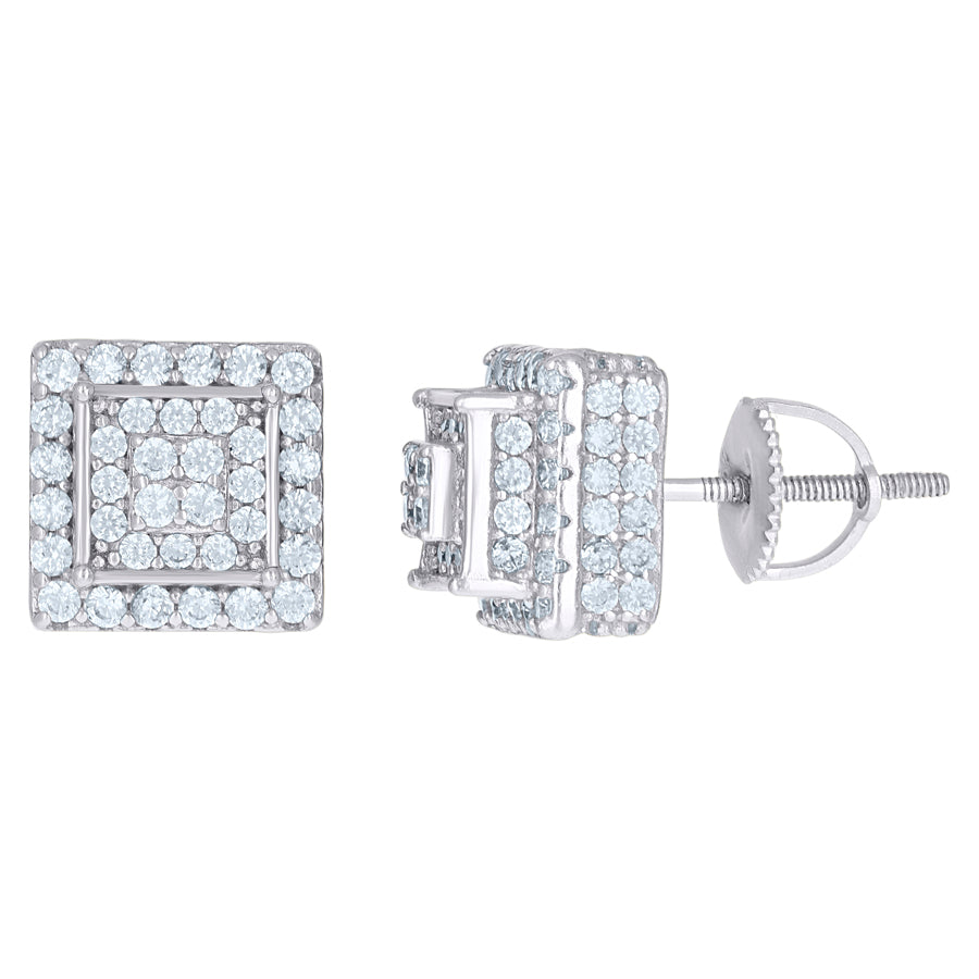 925 Sterling Silver CZ Earrings