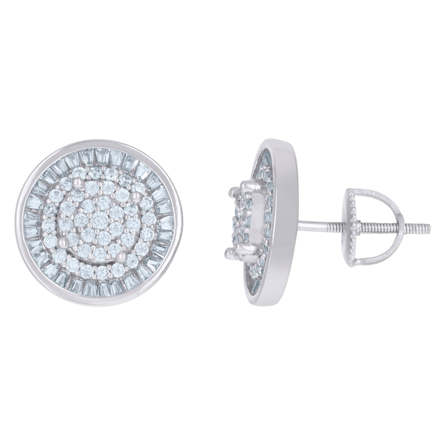 925 Sterling Silver CZ Earrings