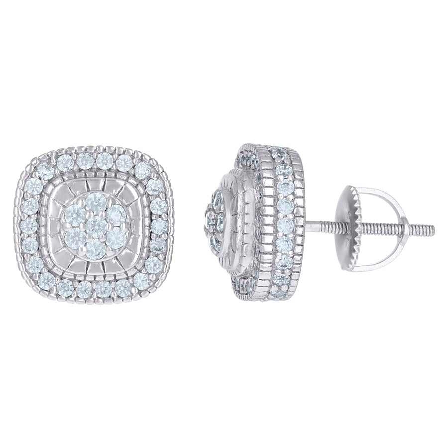 925 Sterling Silver CZ Earrings