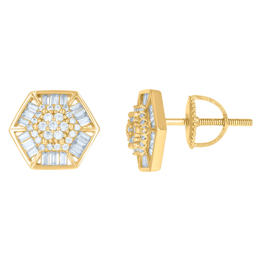 925 Sterling Silver CZ Earrings