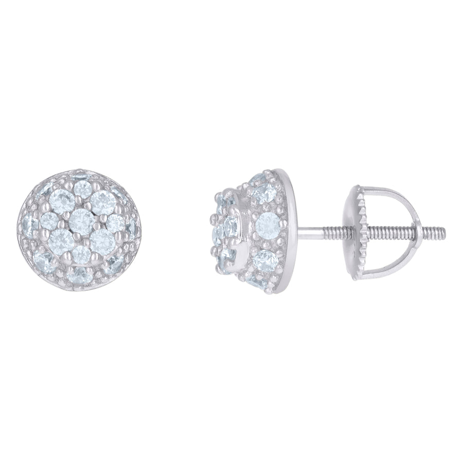 925 Sterling Silver CZ Earrings