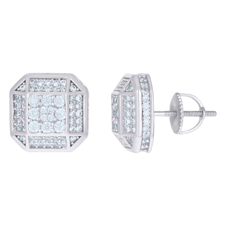925 Sterling Silver CZ Earrings