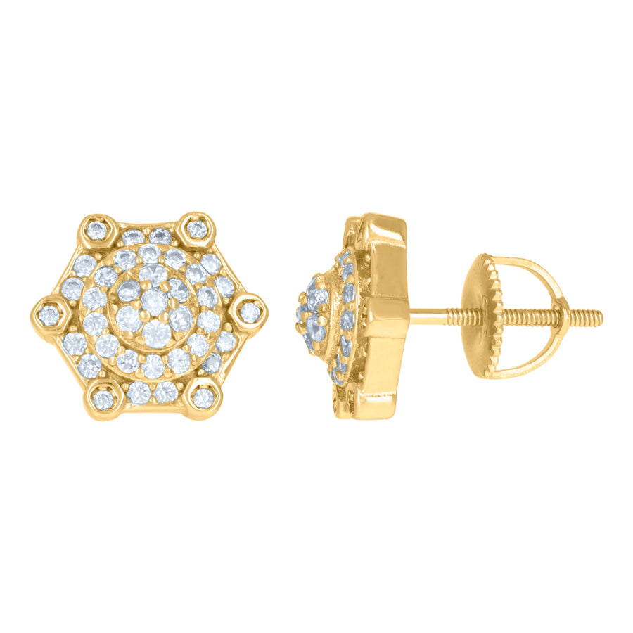 925 Sterling Silver CZ Earrings