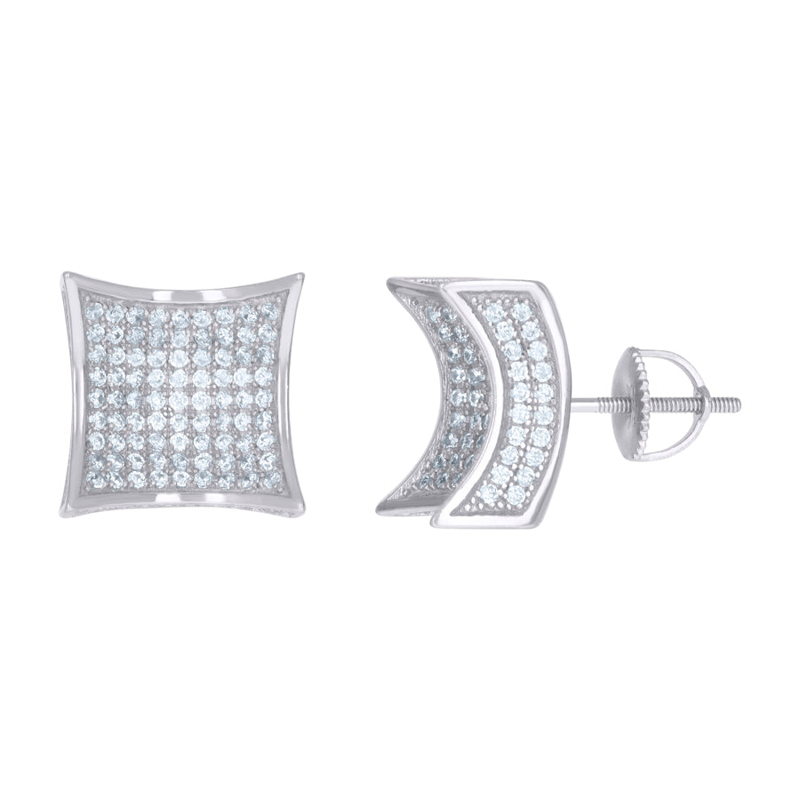 925 Sterling Silver CZ Earrings