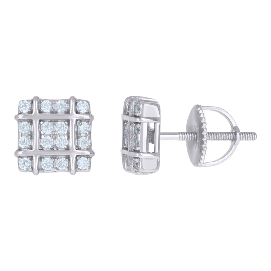 925 Sterling Silver CZ Earrings