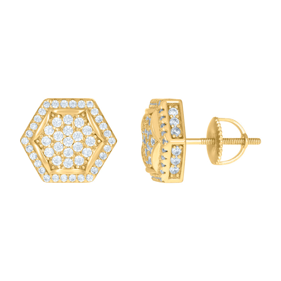 925 Sterling Silver CZ Earrings