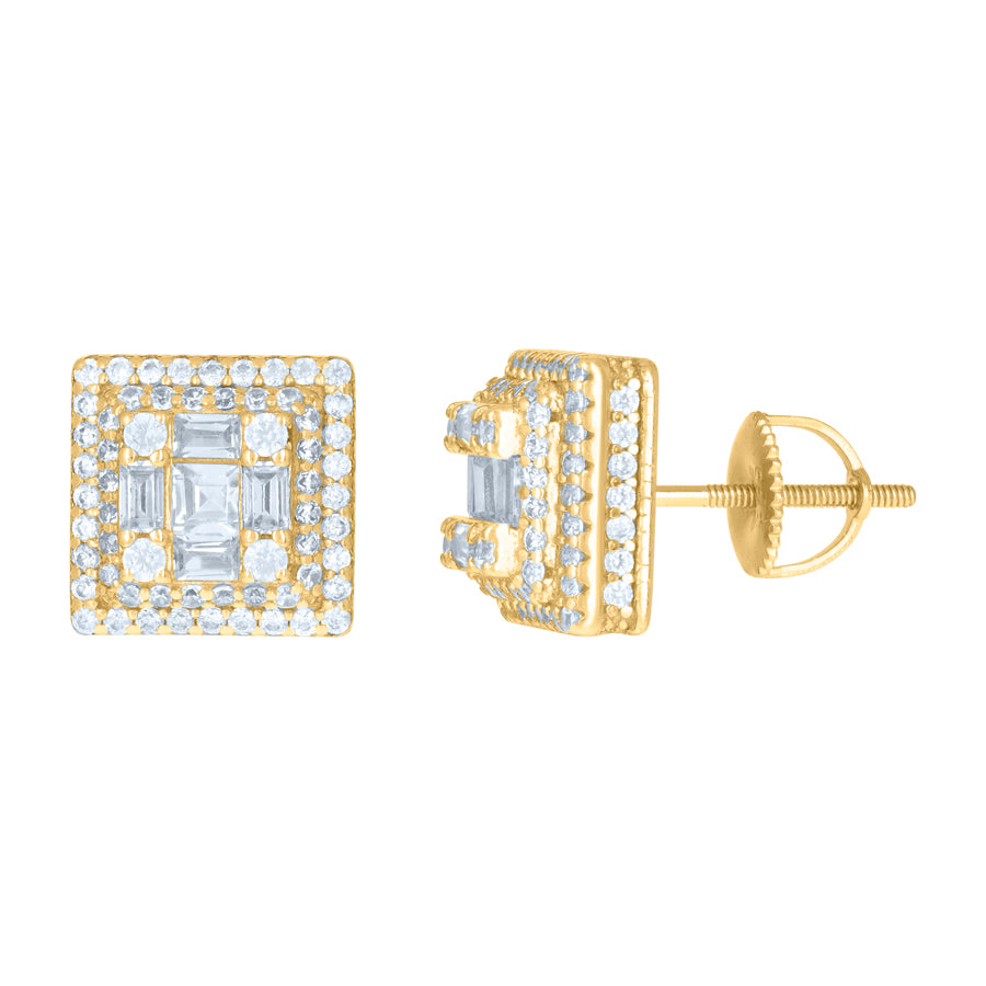 925 Sterling Silver CZ Earrings