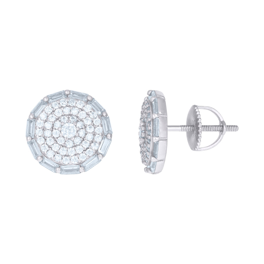 925 Sterling Silver CZ Earrings