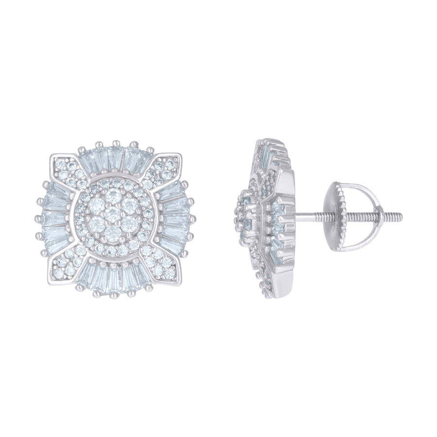 925 Sterling Silver CZ Earrings