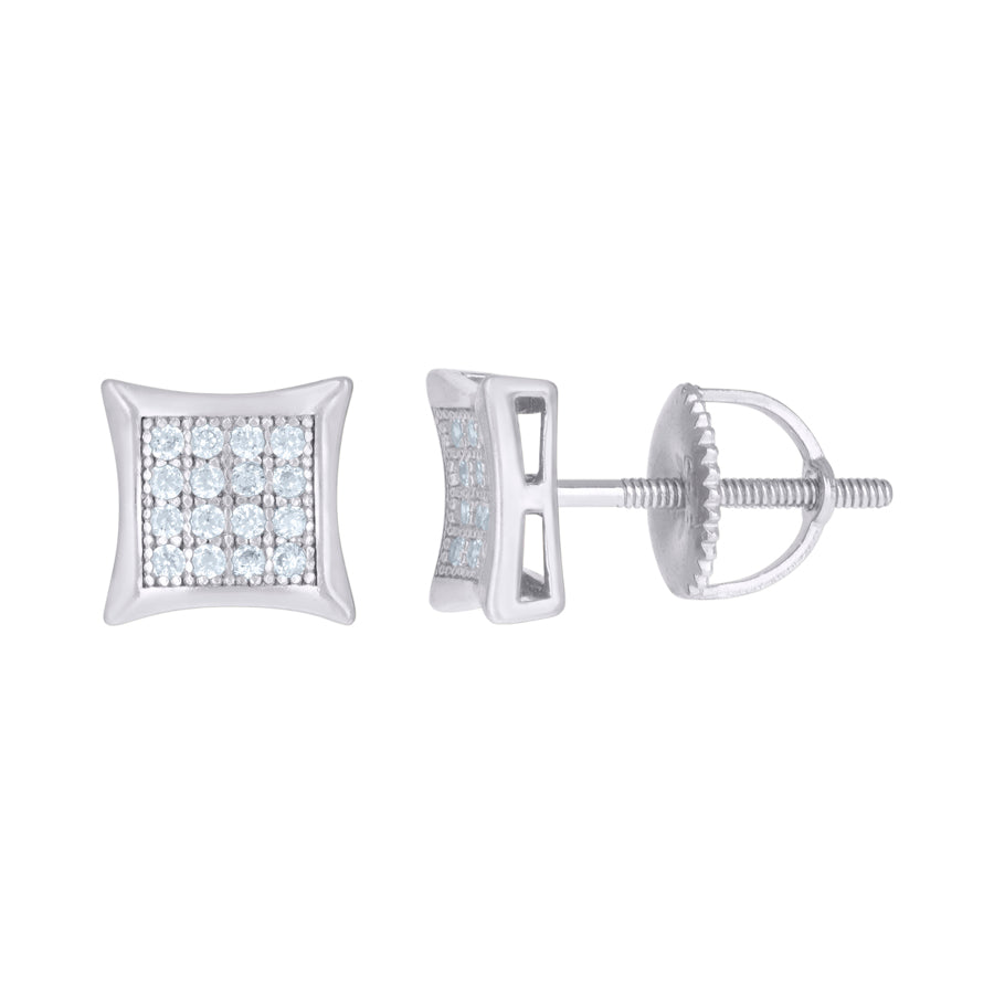 925 Sterling Silver CZ Earrings