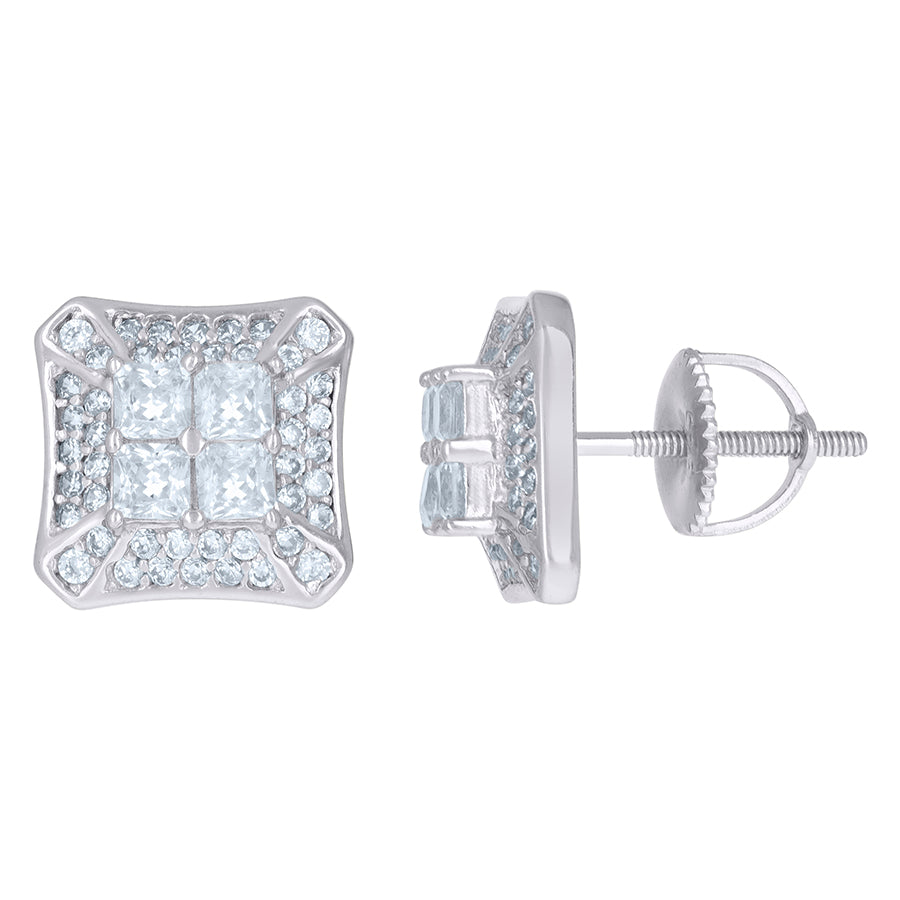 925 Sterling Silver CZ Earrings